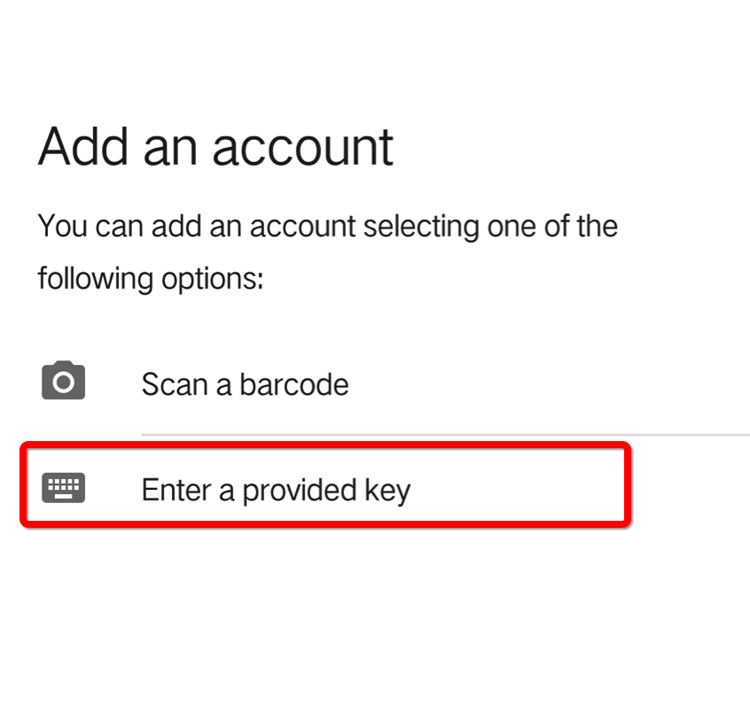 recover google authenticator